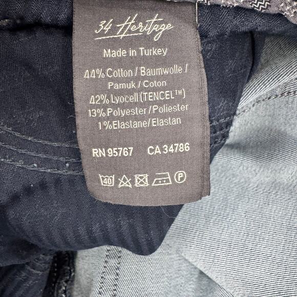 34 Heritage Jeans Mens 32x32 (33x31 ACTUAL) Courage Straight Leg Blue Denim - Picture 7 of 9